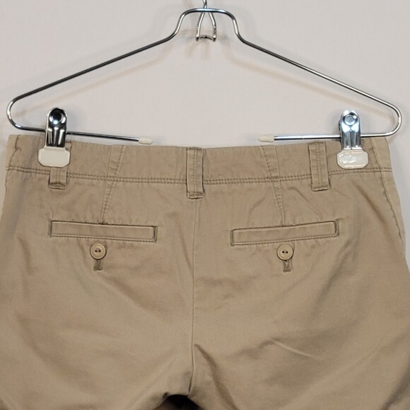 Gap khaki bermuda shorts flat front side stripe size 00 - Picture 5 of 16